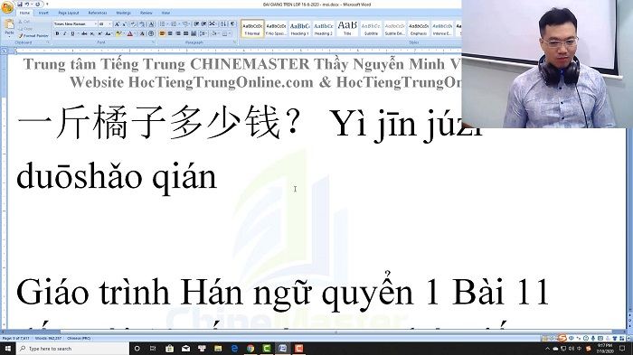 Luyện thi HSK 4 online Đề 9 Nghe hiểu trung tâm tiếng trung luyện thi hsk online tiengtrunghsk ChineMaster