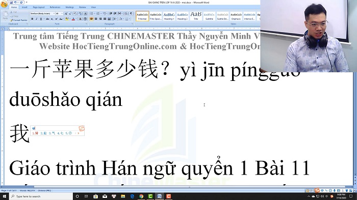 Luyện thi HSK 5 online Đề 11 Đọc hiểu Phần 1 trung tâm tiếng Trung luyện thi HSK online TiengTrungHSK ChineMaster