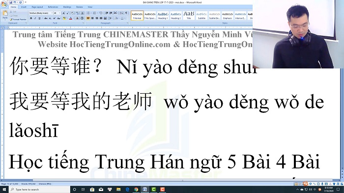 Luyện thi HSK 5 online Đề 13 Đọc hiểu Phần 1 trung tâm tiếng Trung luyện thi HSK online TiengTrungHSK ChineMaster