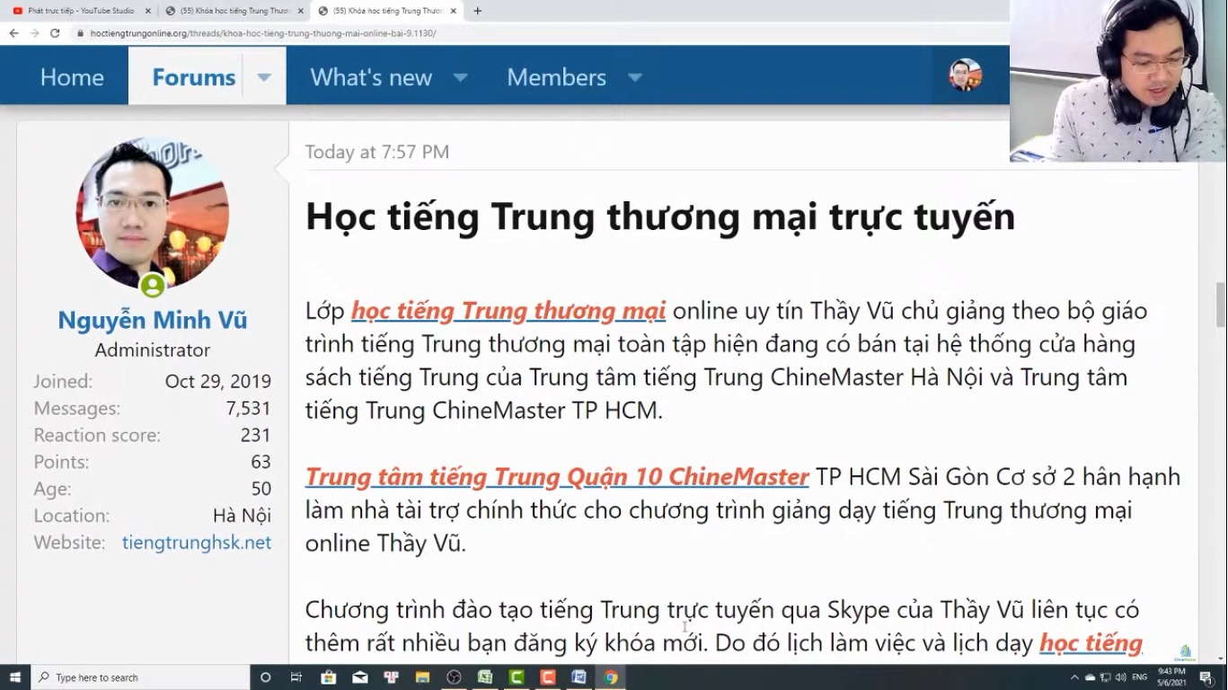 Luyện thi HSK 9 ChineMaster Quận 10 Cơ sở 2 Đọc hiểu HSK 9